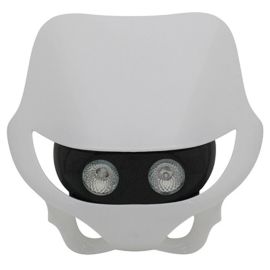 Tête de Fourche / Plaque phare - Enduro 2x20w Blanc