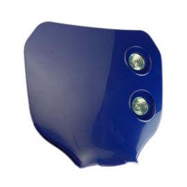 Tête de Fourche / plaque phare / Porte numéro - Enduro Bi Halogène 2x20w 2x20w Bleu