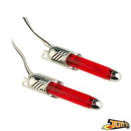 Feu décoratif à éclats Chrome - Rouge