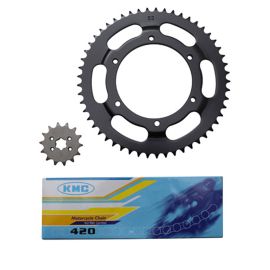 Kit chaîne Derbi GPR 1997 à 2003 - 14 x 53 420 / 108mm KMC