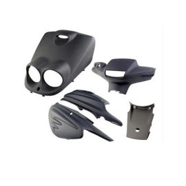 Kit Carénages / Carrosserie MBK Next Rocket Yamaha NG Spy avant 1999 - Noir Mat 5 pièces