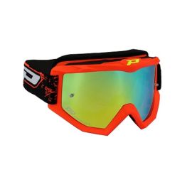 Masque / Lunettes Cross - PROGRIP 3204 Rouge Fluo