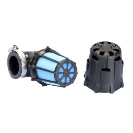 Filtre à Air PHBG - POLINI Blue Air Box 32mm coudé 90 degrés Court 125mm