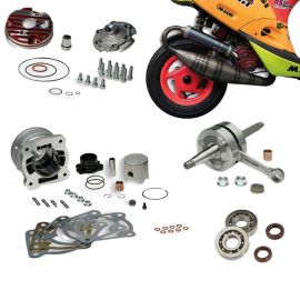 Pack Moteur & Pot 94cc PIAGGIO - MALOSSI MHR Flanged Mount Testa Rossa