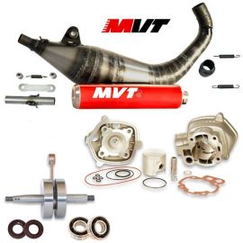 Pack Moteur & Pot 80cc AM6 - Kit & vilebrequin MALOSSI MHR + pot MVT