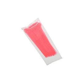 Collier de Serrage Type RILSAN - 2.5 x 200mm ROSE FLUO