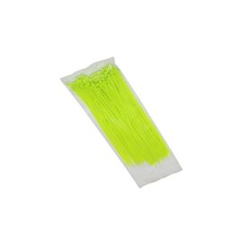 Collier de Serrage Type RILSAN - 2.5 x 200mm VERT FLUO