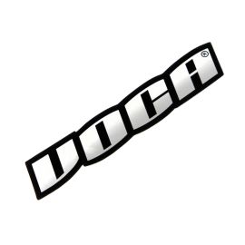 Autocollant / Sticker - VOCA Racing Haute Température Chrome 11x4cm