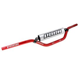 Guidon Cross 22mm - VOCA Cross Alu Rouge / Mousse Silver