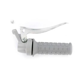 Poignée Gaz / Frein avant - Vintage Gris Levier Alu