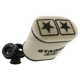 Filtre à air CP PHBG PHBN PHVA PWK - Stage6 Big Racing Double-mousse Ovale Blanc 28mm à 55mm