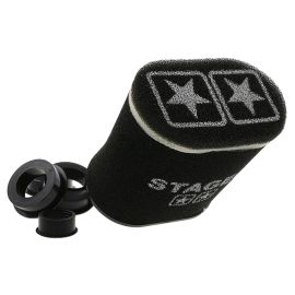 Filtre à air CP PHBG PHBN PHVA PWK - Stage6 Big Racing Double-mousse Ovale Noir 28mm à 55mm