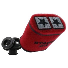 Filtre à air CP PHBG PHBN PHVA PWK - Stage6 Big Racing Double-mousse Ovale Rouge 28mm à 55mm