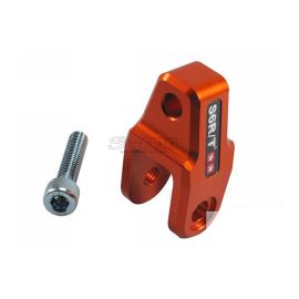 Réhausseur d'amortisseur +40mm Homologué - Stage6 CNC Orange