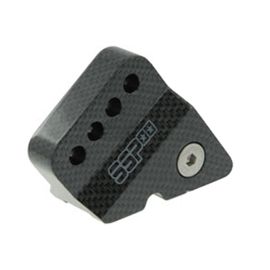 Réhausseur d'amortisseur MBK Nitro Ovetto Yamaha Aerox Neo's - Stage6 SSP look carbone