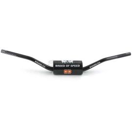Guidon Cross 28.6mm - Stage6 Fatbar Alu Noir Mat / Mousse Noire