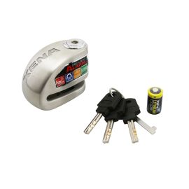 Antivol Bloque disque + Alarme - XENA XX6 Inox 6mm