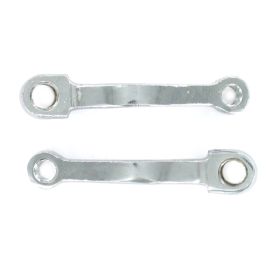 Manivelle (la paire) - Acier Chromé 130mm