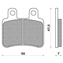 Plaquettes de Frein Beta MBK Peugeot Yamaha - NEWFREN FD0323
