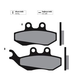Plaquettes de Frein Aprilia Beta MBK Rieju Yamaha - POLINI Original