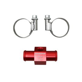 Adaptateur de Sonde de température 1/8" sur Durite Refroidissement 16mm - VOCA Racing Rouge