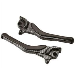 Levier Frein Avant + Arrière MBK Nitro YAMAHA Aerox avant 2013 - Carbone Brillant