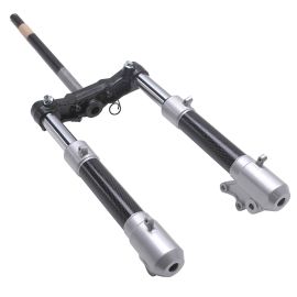 Fourche look carbone MBK Nitro Yamaha Aerox avant 2002