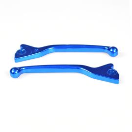 Levier Frein Avant + Arrière Piaggio NRG Gilera Runner à Disque arrière - Bleu