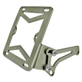 Support plaque immatriculation Peugeot Ludix Piaggio Typhoon - TNT Latéral Métal froid