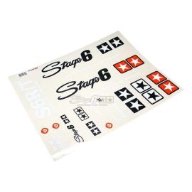 Kit Déco Autocollant / Sticker - Stage6 MKII Blanc A2 