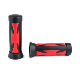 Poignées de Guidon - TNT Kustom Noir / Rouge