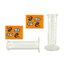 Poignées de Guidon - TNT Dragon Transparent / Orange