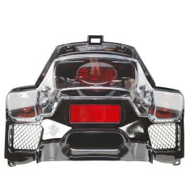 Feu Arrière MBK Next Rocket Yamaha NG Spy - Type Lexus Chrome / Noir