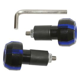 Embout de Guidon - Replay Roller 17mm Noir / Bleu