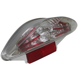 Feu Arrière MBK Nitro YAMAHA Aerox avant 2013 - Red Transparent à Leds