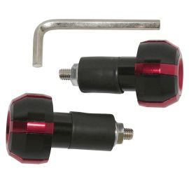 Embout de Guidon - Replay Roller 17mm Noir / Rouge