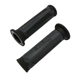 Poignées de Guidon - Domino Maxiscooter On Road Open End A350 Noir / Gris Anthracite