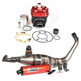 Pack Haut Moteur & Pot 75cc AM6 - Kit MVT IRON MAX + Pot S-Race