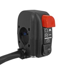 Commodo / Commutateur droit Universel - Start / Stop sur guidon 22mm