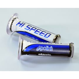 Poignées de Guidon - POLINI Road Hi-Speed Noir / Bleu