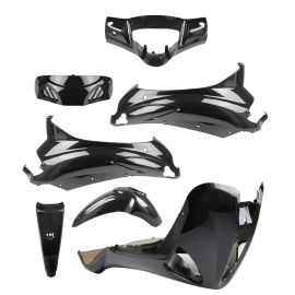 Kit Carénages / Carrosserie PIAGGIO Liberty - Noir Brillant 7 pièces