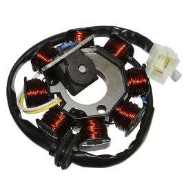 Stator Allumage Peugeot Kisbee Vivacity SYM Orbit 4T - 8 pôles 3 fils