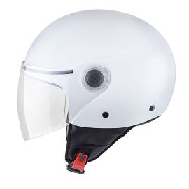 Casque Jet - MT Street Solid Blanc Brillant