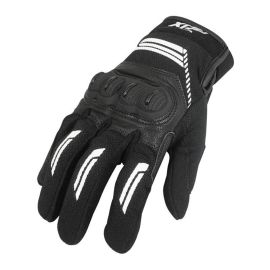 Gants Moto - ADX Denver Printemps / été - Noir / Blanc