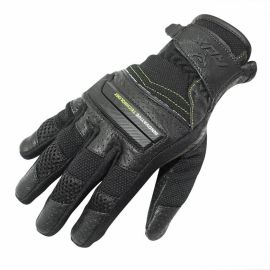 Gants Moto - ADX Ventura Printemps / été - Noir / Jaune Fluo