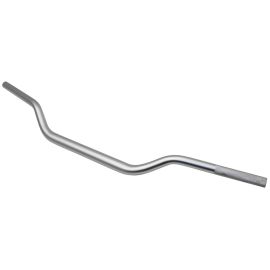 Guidon Cross 28.6mm - Replay Oversize Alu Argent / Blanc / Noir mat