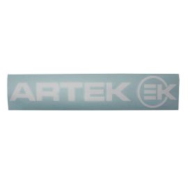 Autocollant / Sticker - ARTEK EK Blanc 390 x 90mm