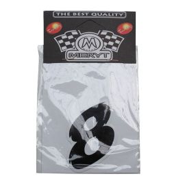 Autocollant / Sticker - MERYT Numéro 8 Noir 5.5cm