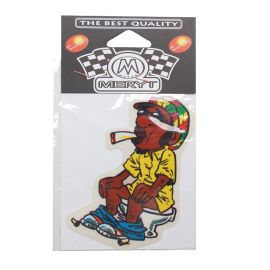 Autocollant / Sticker - MERYT Bob Au Toilette 6.5 x 11.5cm