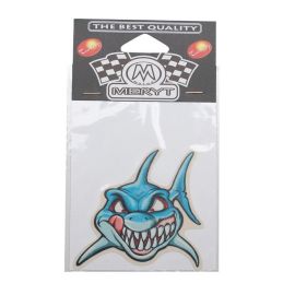 Autocollant / Sticker - MERYT Racing 2 Shark Mechant 8 x 8cm